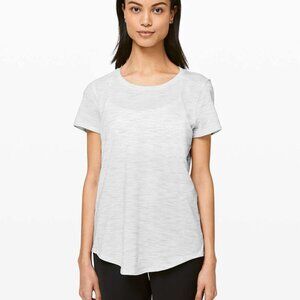 Lululemon Love Crew III - 12 3 Color Space Dye Ice Grey Alpine White